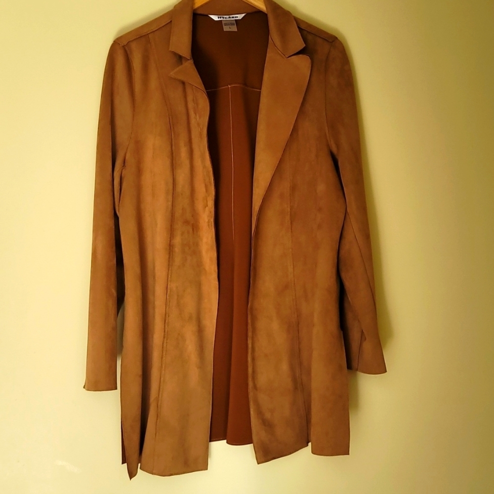 Nygard ultra-suede jacket. NWOT. SIZE LARGE.